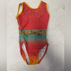 Sunshine Lane Gymnastics Leotard  Child Medium